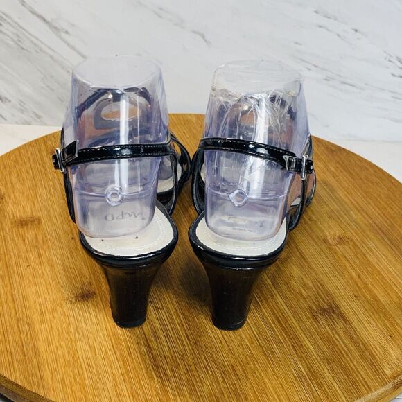 Impo Jolene Black Wedge Sandals Size 6.5 M - Picture 5 of 8